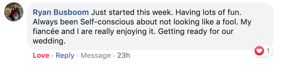 First dance testimonial