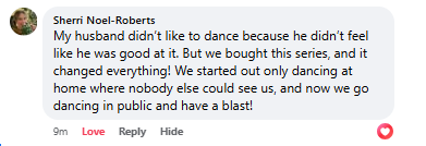 Now we dance in public