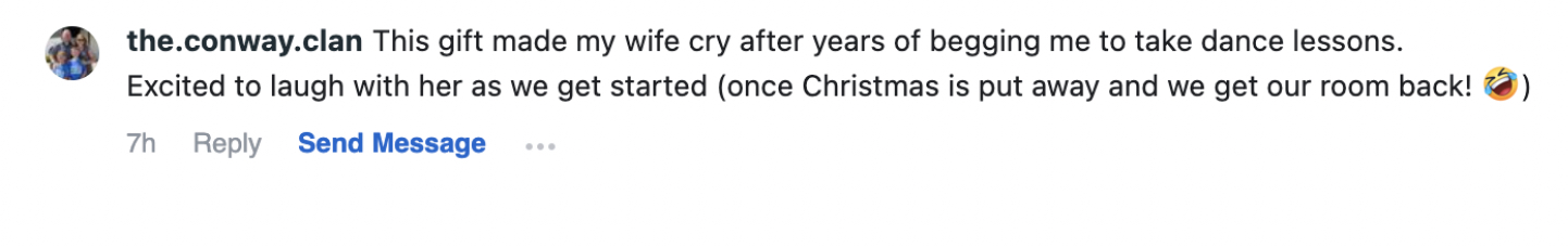 This gift made my wife cry - testimonial
