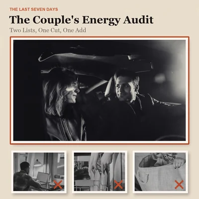 The Couple's Energy Audit: Two Lists, One Cut, One Add