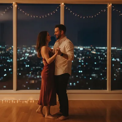 New Year's Eve At Home For Two: The Whole Evening, Dinner To Midnight