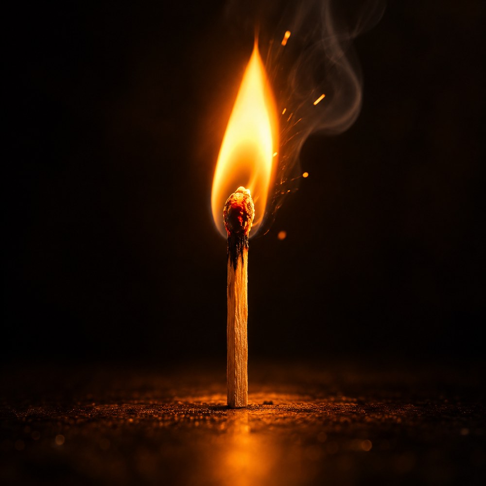 A lit match, Spark Mini Dates